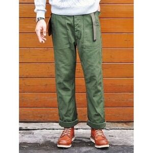 Men's Olive Green Casual Pants